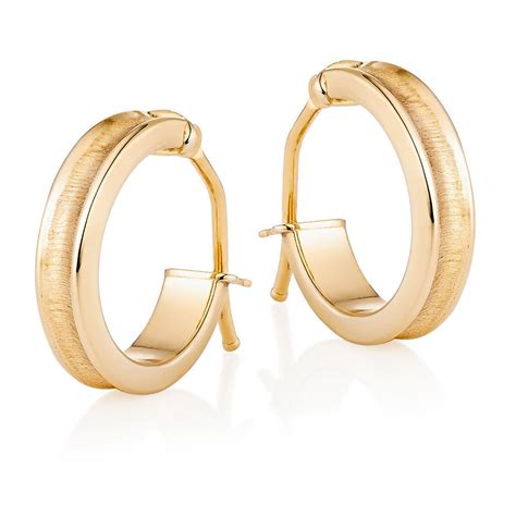 gold earrings beaverbrooks|beaverbrooks gold hoop earrings.